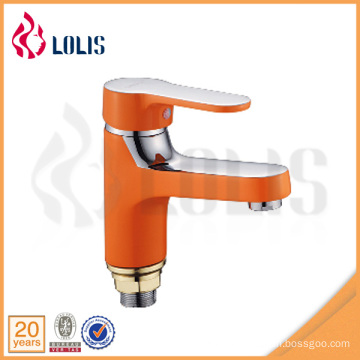 China supplier chrome zinc orange wash basin faucet